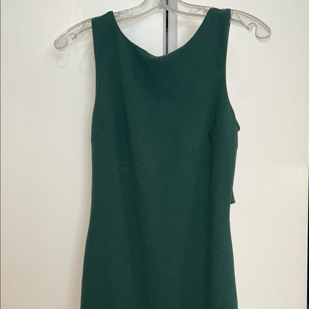 Elegant Green Sleeveless Dress